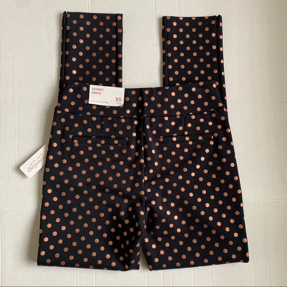 Soft Surroundings XS 2 4 Polka Dot Knit Pants New - Picture 3 of 11